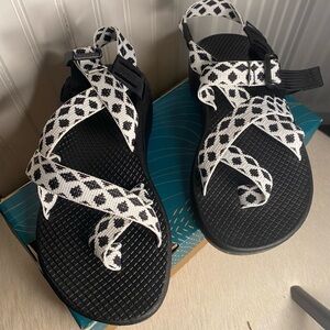 Stylish Black and White Chaco Sandal